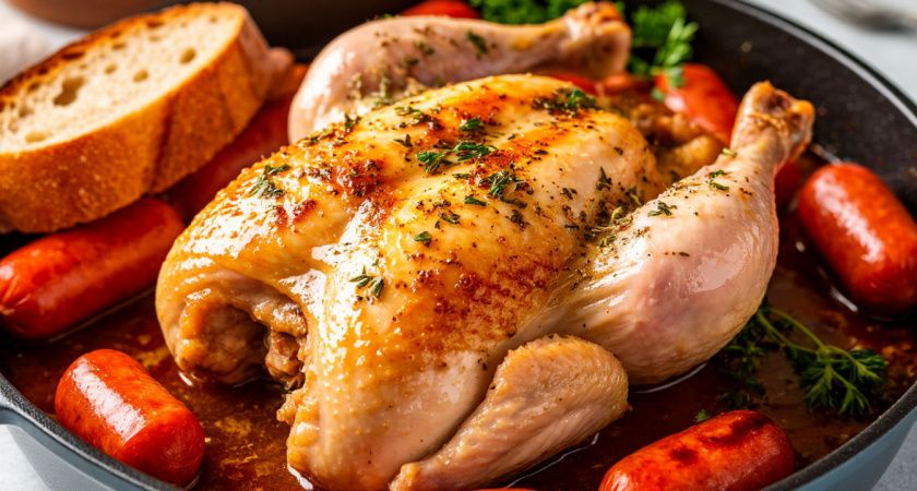 Быстро обмазала курицу — и в духовку: едим вместо колбасы с хлебом — вкусно, за уши не оттащишь