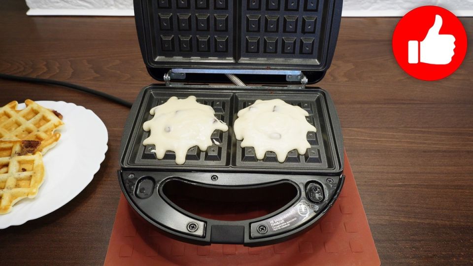 Нежные шоколадные вафли к чаю