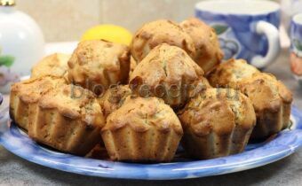 Кексы из овсянки с яблоками и корицей