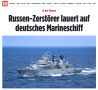 Российский флот гоняет по Балтийскому морю немецкий