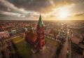 Черняховск (Инстербург). Город был основан в 1336 году как замок Тевтонских рыцарей, и несмотря на масштабные разрушения во время Второй мировой войны, сохранил часть архитектуры Восточной Пруссии