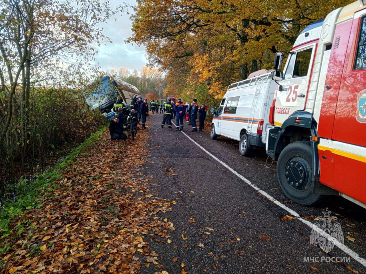 Сотрудники МЧС России реагировали на ДТП в Полесском муниципальном округе Сотрудники МЧС России реагировали на ДТП в Полесском муниципальном округе