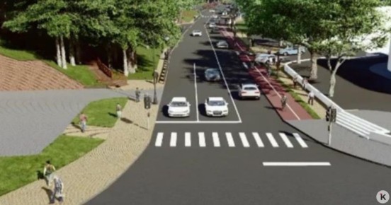 На Литовском Валу будет две полосы, улицу ждут и другие перемены (эскизы)