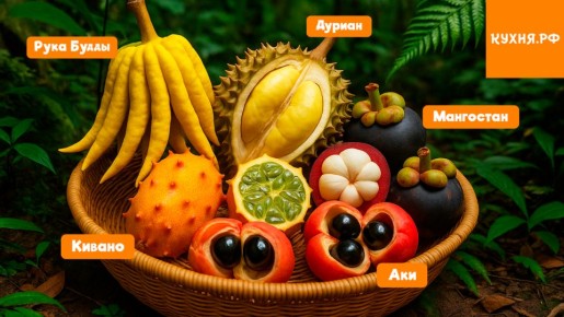Необычные фрукты, которые стоит попробовать: от Руки Будды до Аки
