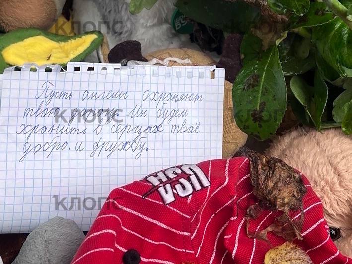 «Пусть ангелы охраняют твою дорогу»: на месте гибели 10-летнего мальчика в Калининграде появились десятки писем «Пусть ангелы охраняют твою дорогу»: на месте гибели 10-летнего мальчика в Калининграде появились десятки писем