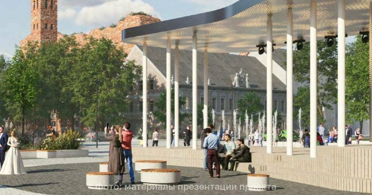 Власти Немана рассказали, как идёт благоустройство скверов и площади