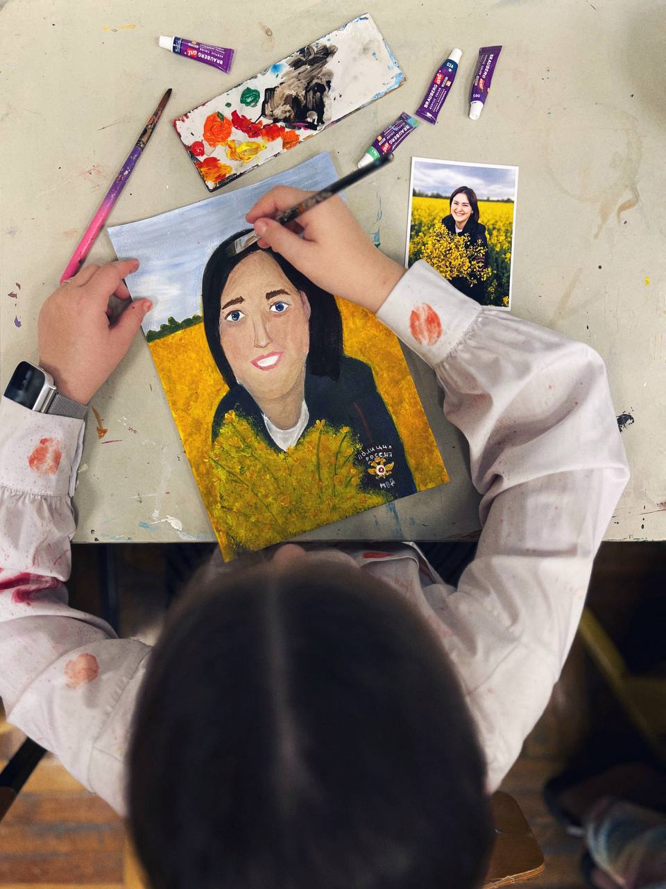 Дети из Муниципального бюджетного учреждения дополнительного образования «Детская школа искусств г. Багратионовска» (МБУ ДО ДШИ г. Багратионовска) решили поздравить сотрудников полиции с Днем сотрудника органов внутренних... Дети из Муниципального бюджетного учреждения дополнительного образования «Детская школа искусств г. Багратионовска» (МБУ ДО ДШИ г. Багратионовска) решили поздравить сотрудников полиции с Днем сотрудника органов внутренних...