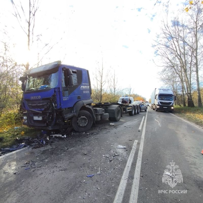 Сотрудники МЧС России реагировали на ДТП в Балтийске