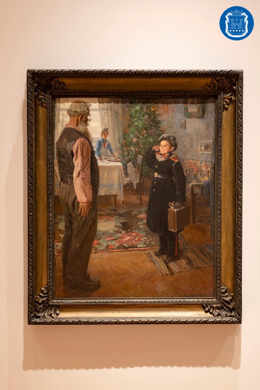 В калининградском филиале Третьяковской галереи можно увидеть знакомую всем с детства картину «Прибыл на каникулы»