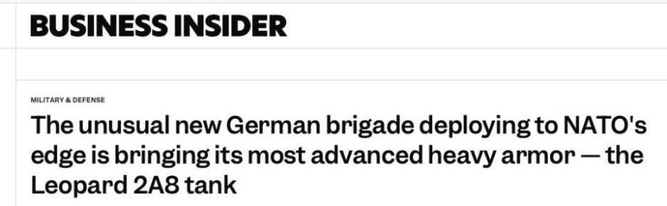 Михаил Онуфриенко: Business Insider рассказывает про оккупационные силы НАТО в Литве, которые представляет Германия