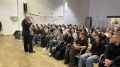 Руководитель транспортной полиции провёл профилактическую лекцию в школе