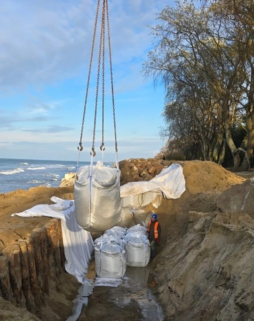 В восточной части пляжа Зеленоградска появилось «непроницаемое ядро»