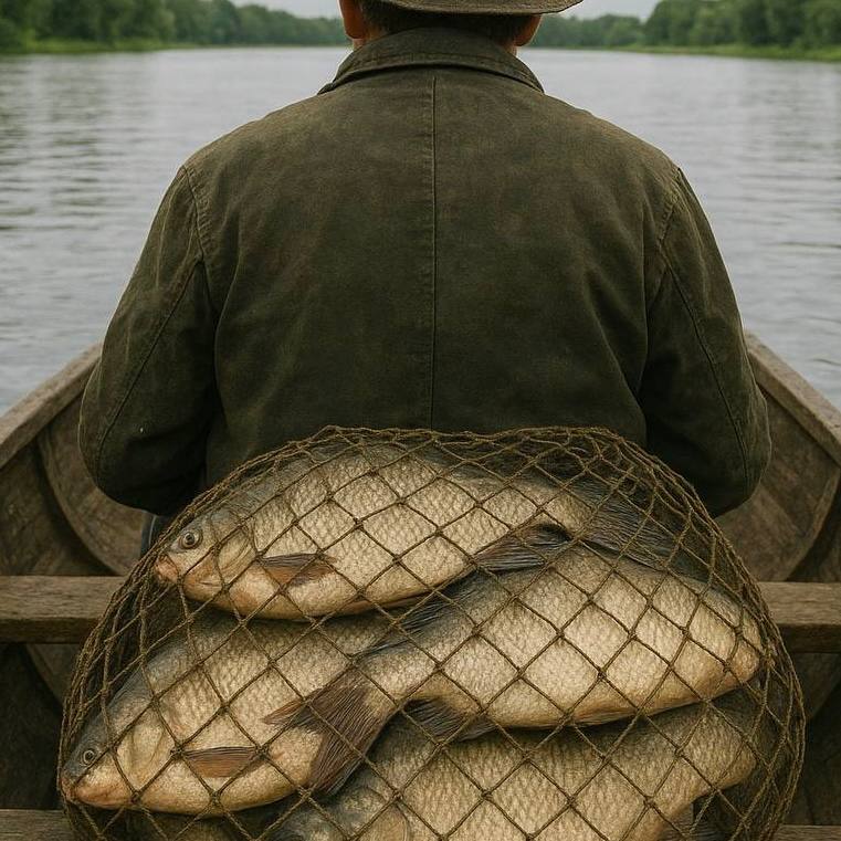 Полицейские задержали подозреваемого в незаконной ловле рыбы на реке Матросовке