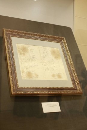 Цензурную рукопись «Письмо Татьяны Онегину» из поэмы Пушкина «Евгений Онегин» с настоящим автографом автора представили общественности в Калининградском областном историко-художественном музее