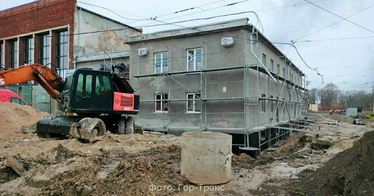 В Калининграде «ГорТранс» продолжает обновлять трамвайного депо