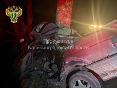 Прокуратура контролирует установление обстоятельств смертельного ДТП в Гусевском районе