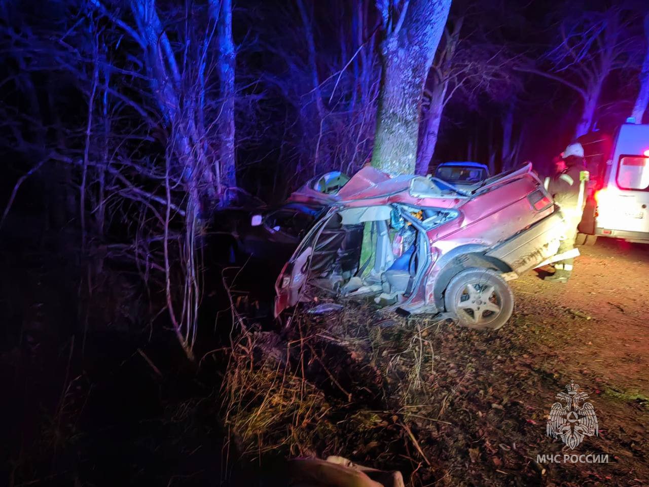 Сотрудники МЧС России реагировали на ДТП в Озёрском муниципальном округе