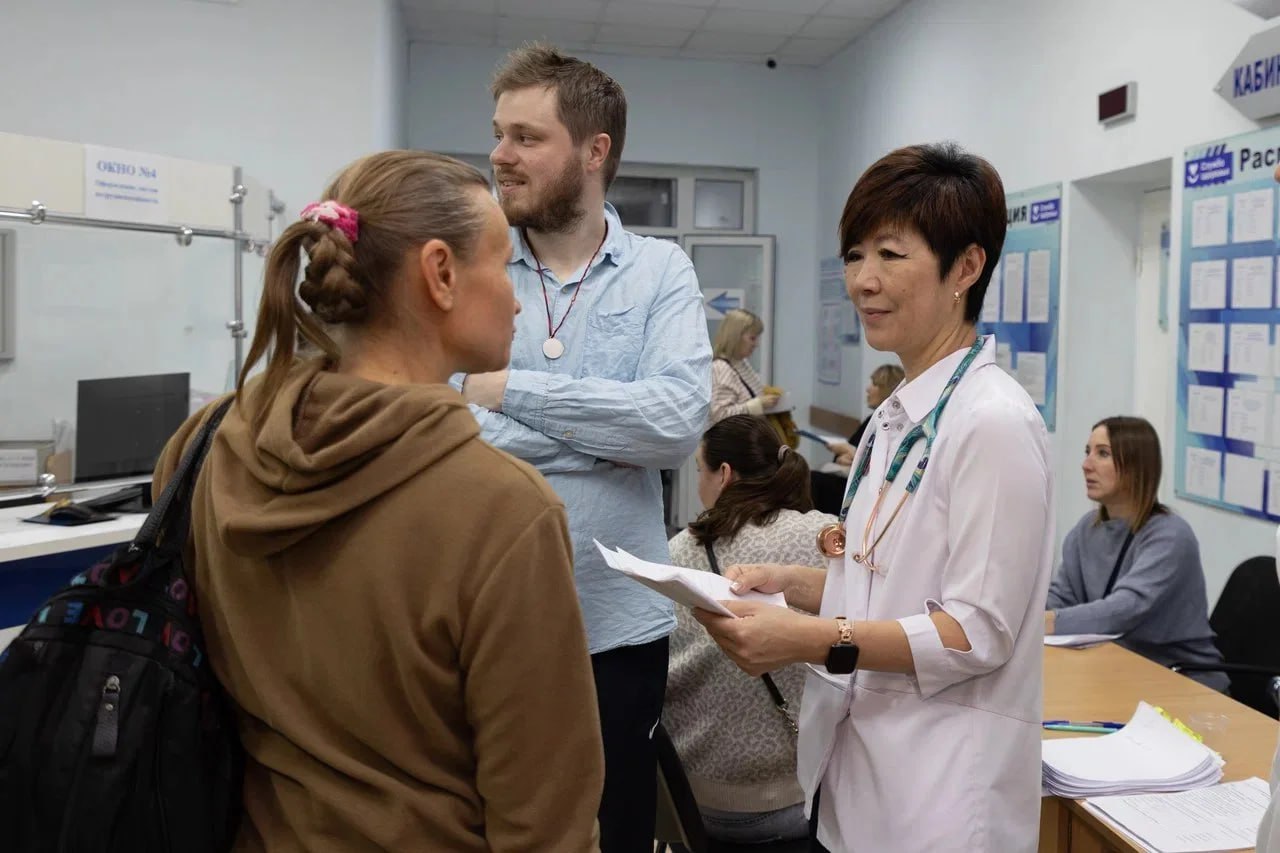 На ночную проверку здоровья в Гурьевск приехали более 100 человек На ночную проверку здоровья в Гурьевск приехали более 100 человек