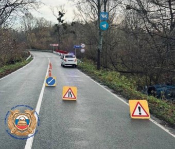 По оперативной информации,сегодня, 17.11.2025 около 08:50 в Багратионовском районе на автодороге «Луговое -Нивенское- Садовое - Богатое» (в районе пос