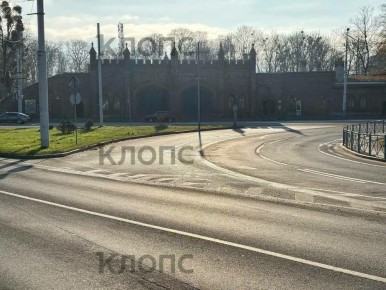 В Калининграде сузили въезд на вторую эстакаду с проспекта Калинина