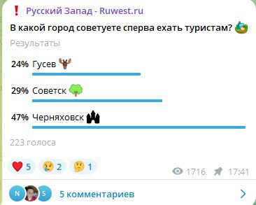 Назван лучший город для туристов не на море в Калининградской области Назван лучший город для туристов не на море в Калининградской области