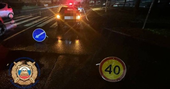 В Калининграде на улице Нарвской водитель koda сбил пешехода