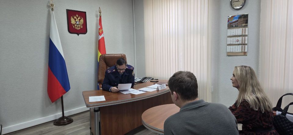 Руководитель регионального управления Следственного комитета провел прием граждан в Приемной Президента Российской Федерации в Калининградской области