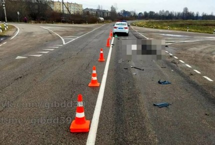 В Краснознаменске сбежавший водитель убил 83-летнюю женщину на скутере