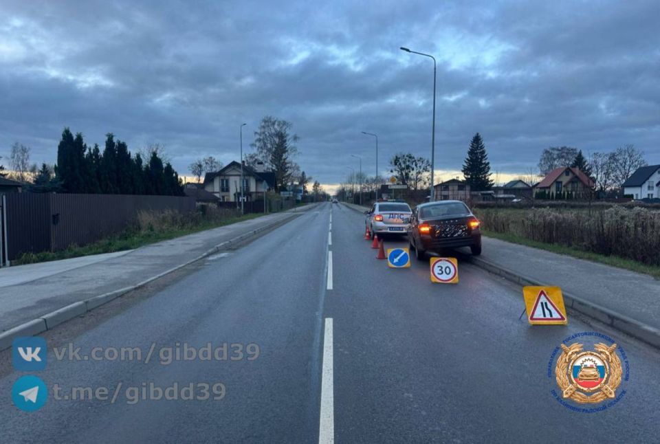 Легковушки сбила подростка в Гурьевском районе