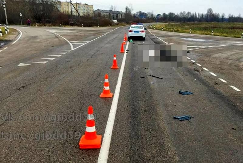 83-летнюю бабушку в Краснознаменске сбил водитель фуры