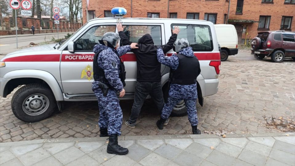 В Черняховске росгвардейцы задержали мужчину, находившегося в розыске по подозрению в совершении грабежа