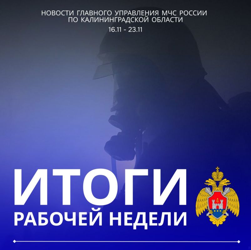 Подводим итоги. За прошедшую неделю на территории Калининградской области произошло 30 пожаров