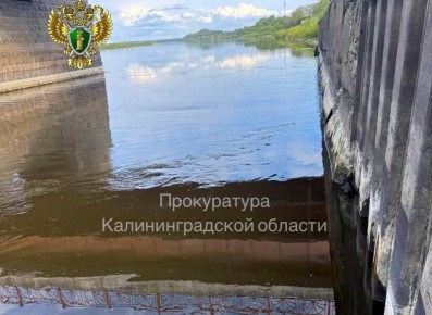 Производитель бумаги в Советске сливал воду под мост Королевы Луизы