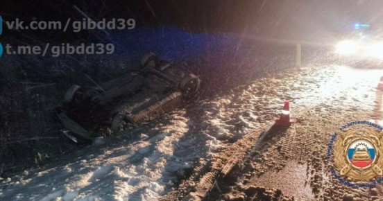 В Правдинском районе водитель не справился с управлением и съехал в кювет