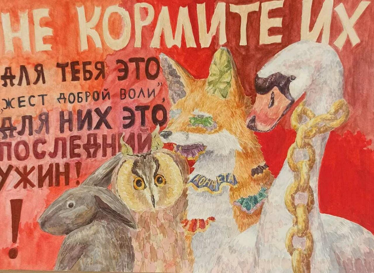 «Не корми меня!»: детские рисунки появились на билбордах вдоль дороги на Куршской косе «Не корми меня!»: детские рисунки появились на билбордах вдоль дороги на Куршской косе