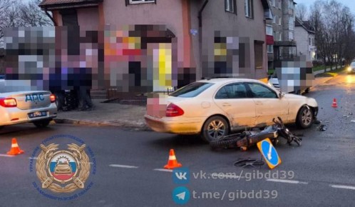 «Разгонялся парень бодро»: в Полесске сбили питбайкера