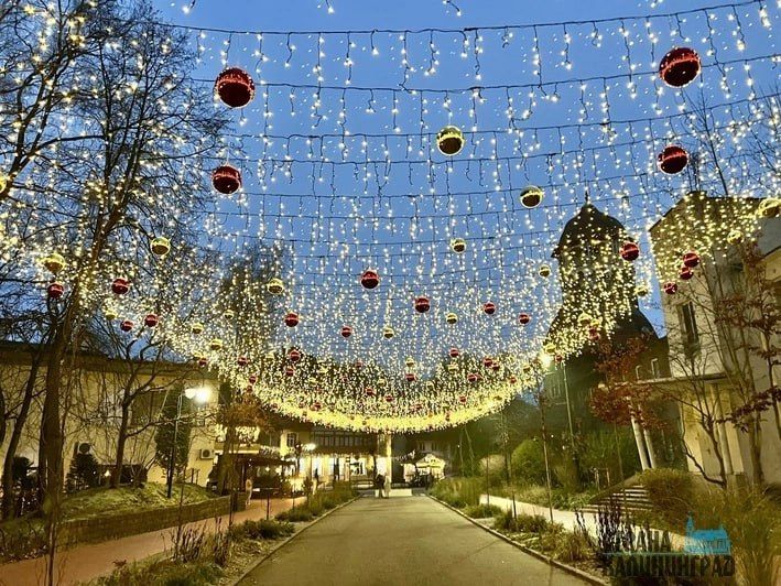 Ого! В Светлогорске смонтировали 30 тысяч метров гирлянды!