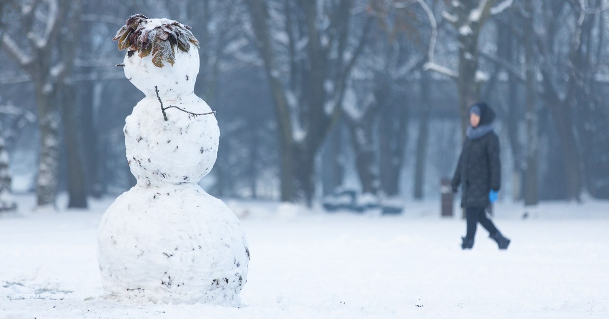 Снежные заряды над Калининградом прекратятся к обеду, а потом пойдёт дождь