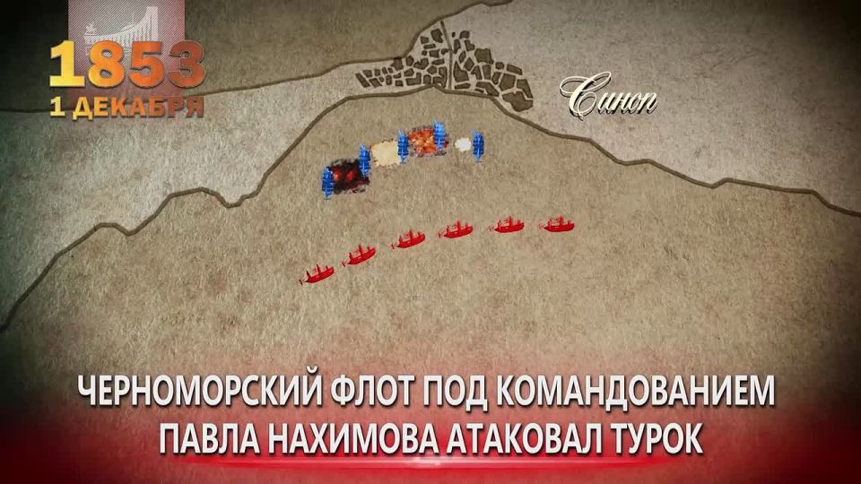 1 декабря – День победы русской эскадры под командованием П.С.Нахимова над турецкой эскадрой у мыса Синоп (1853 год)