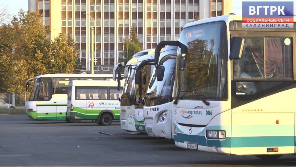 Изменилась платформа отправления автобусов по маршруту № 244э Калининград – Аэропорт