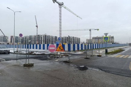В Калининграде завершают строительство второго этапа улицы Лучинского