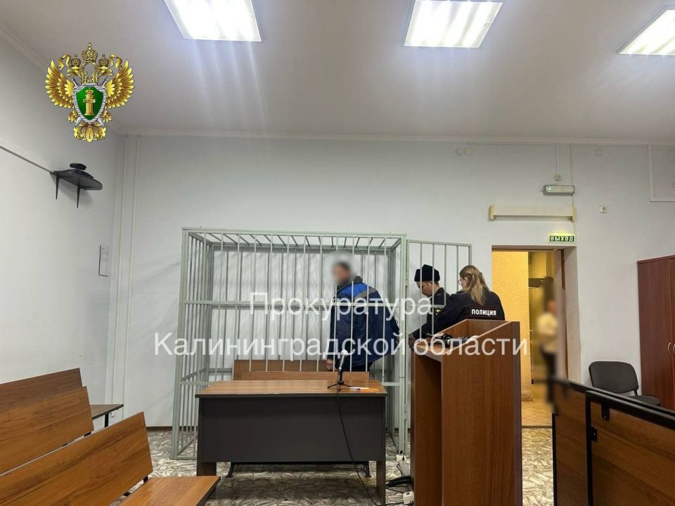 С учетом позиции прокуратуры заключен под стражу житель Гурьевского района, обвиняемый в применении насилия в отношении представителя власти