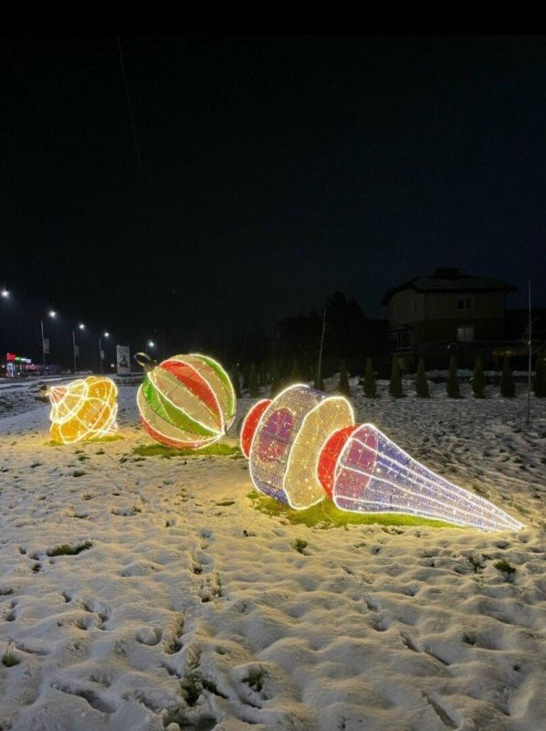 Гурьевск уже подготовился к встрече Нового года