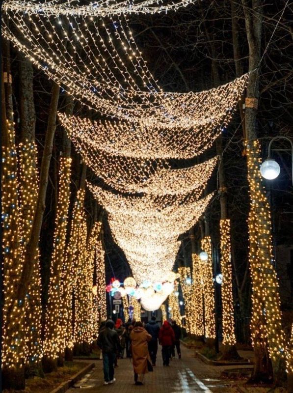 В Светлогорске украсили центральные улицы