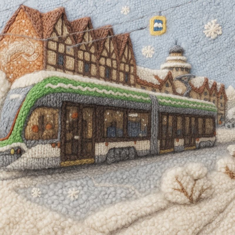 Мы тоже «повязали»! Встречайте ГорТранс в уютном нейросетевом свитере Мы тоже «повязали»! Встречайте ГорТранс в уютном нейросетевом свитере