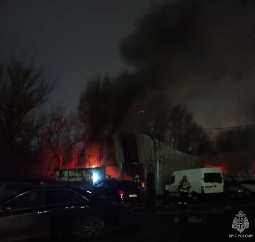 Сотрудники МЧС России потушили пожар в Калининграде Сотрудники МЧС России потушили пожар в Калининграде