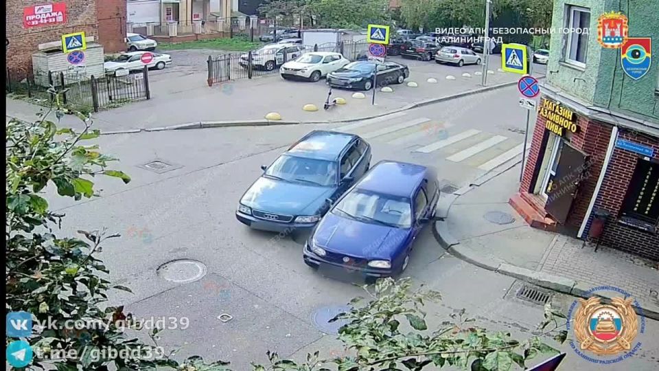 В Калининграде ежедневно происходят ДТП, связанные с нарушениями правил проезда перекрестков и пешеходных переходов