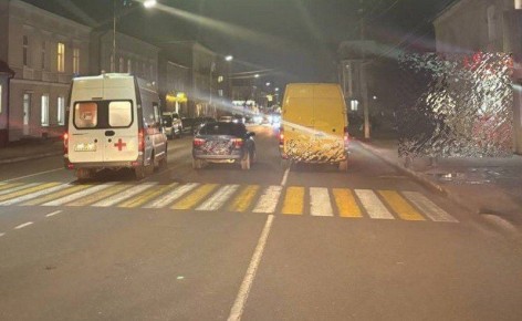 В Гусеве престарелый на «Мазде» снёс ребёнка с перехода