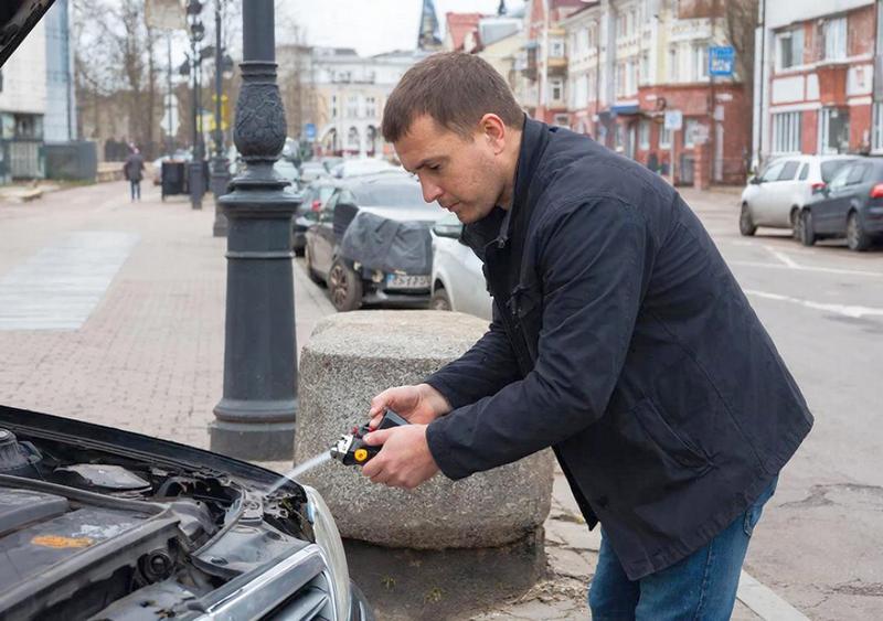 В Калининграде отморозок просто так сжёг чужой «Мерседес»
