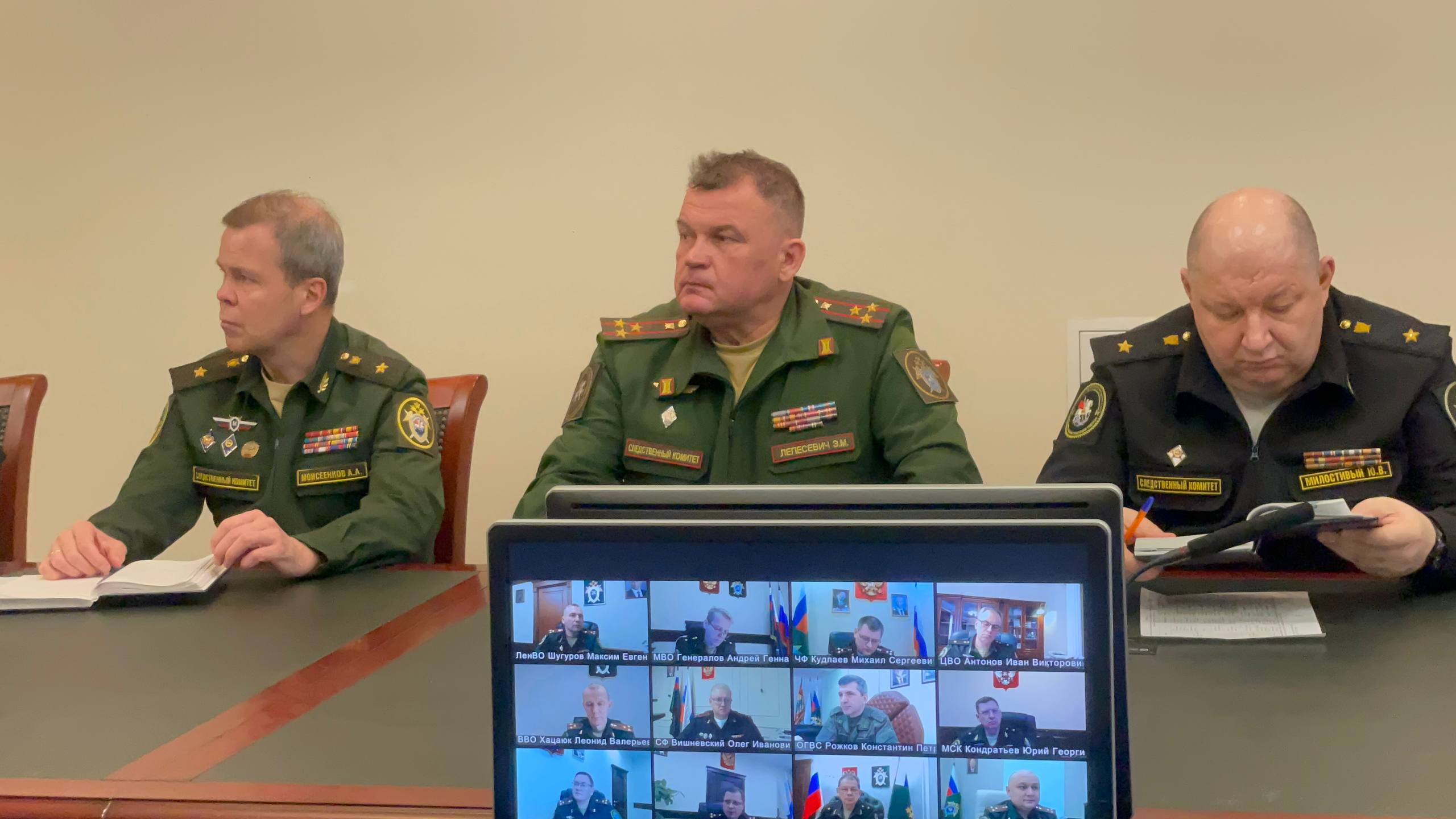 Заместитель Председателя СК России – руководитель ГВСУ поздравил офицеров с присвоением воинских званий высших офицеров Заместитель Председателя СК России – руководитель ГВСУ поздравил офицеров с присвоением воинских званий высших офицеров